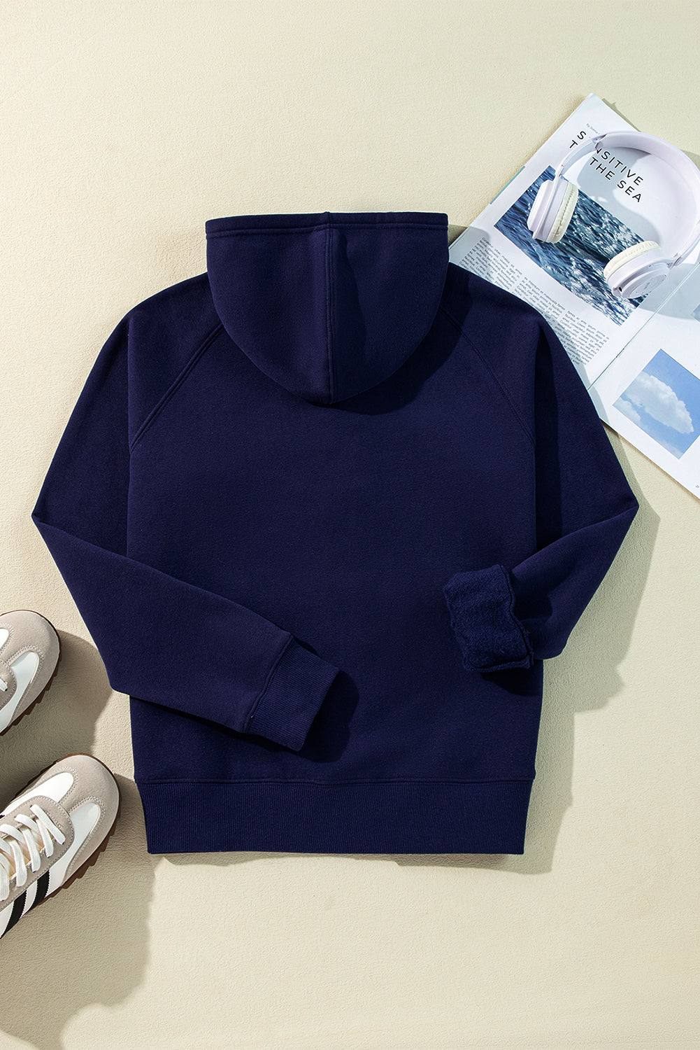 Light Grey Solid Color Fleece Lined Zip