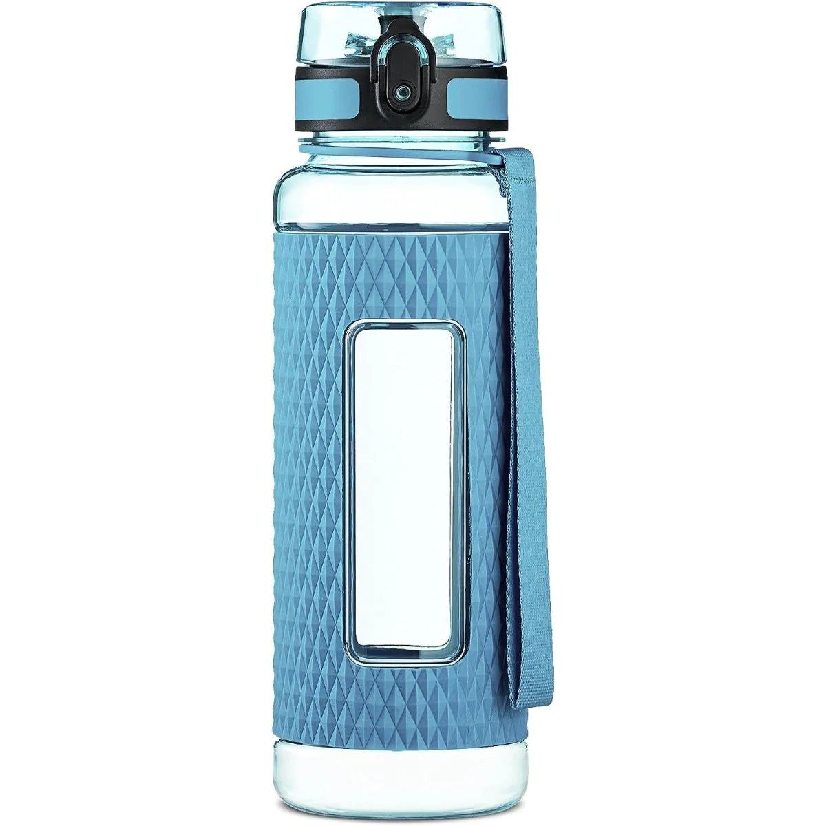 Tritan Fruit Infuser Water Bottle - 32Oz Bpa-Free with Silicone Sleeve, Fruit Infuser, and Leak-Proof Flip Top