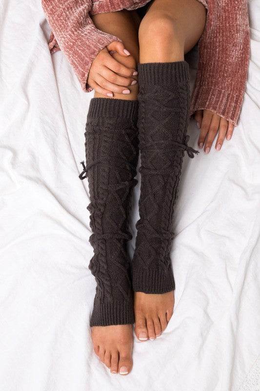 Long Knit Leg Warmers