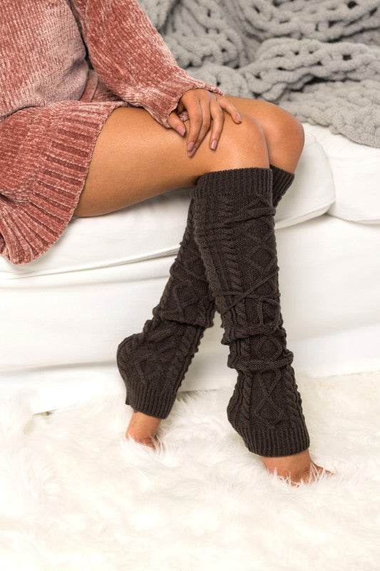 Long Knit Leg Warmers