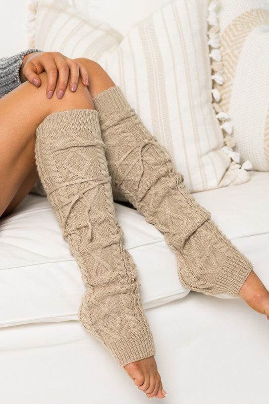 Long Knit Leg Warmers