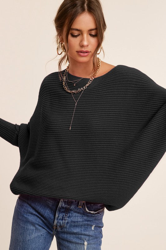 Pull à épaules tombantes Mae