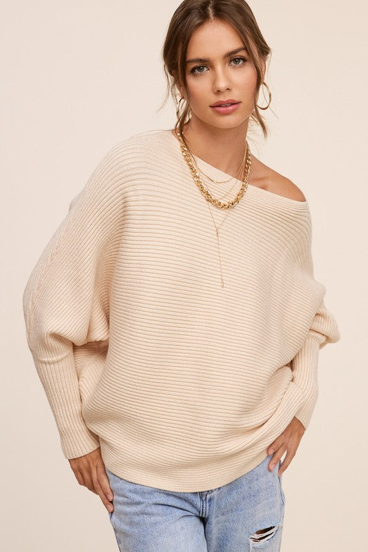 Pull à épaules tombantes Mae