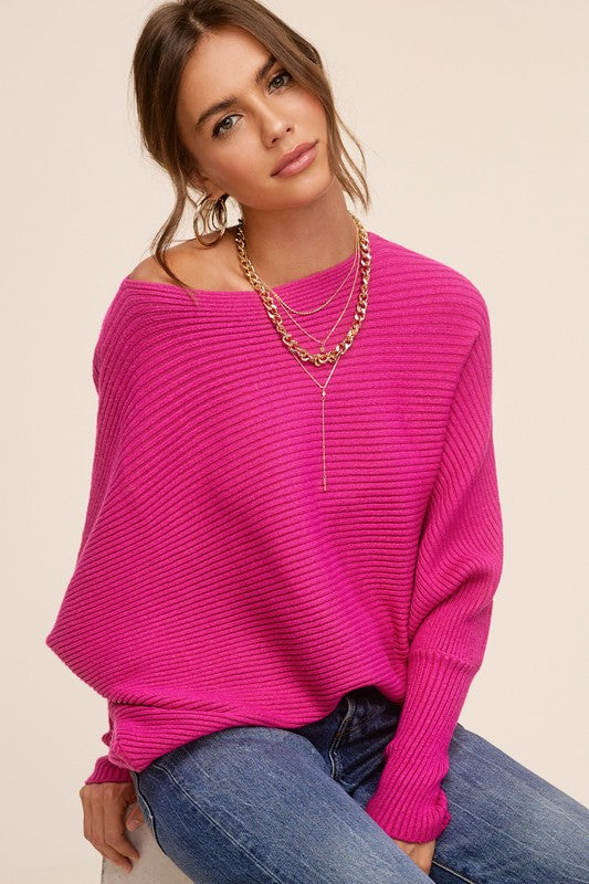 Pull à épaules tombantes Mae