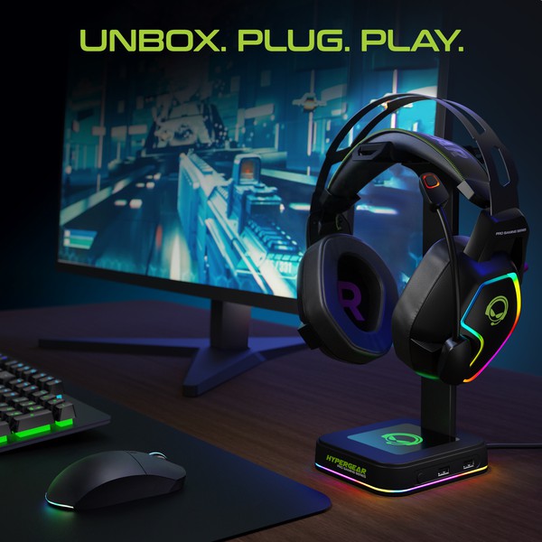 Support de casque HyperGear RGB Command Station