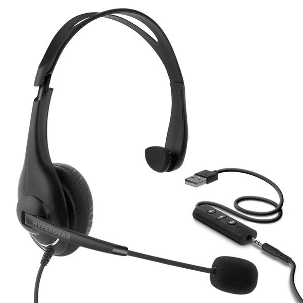 Casque filaire professionnel HyperGear V100 Office