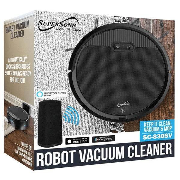 Supersonic Smart Robot Vacuum Sweep Cleaner - Automatic Vacuum Cleaner for Smart Home Cleaning