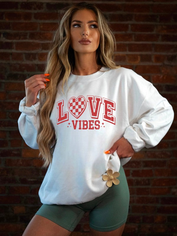 Sweat-shirt graphique Love Vibes