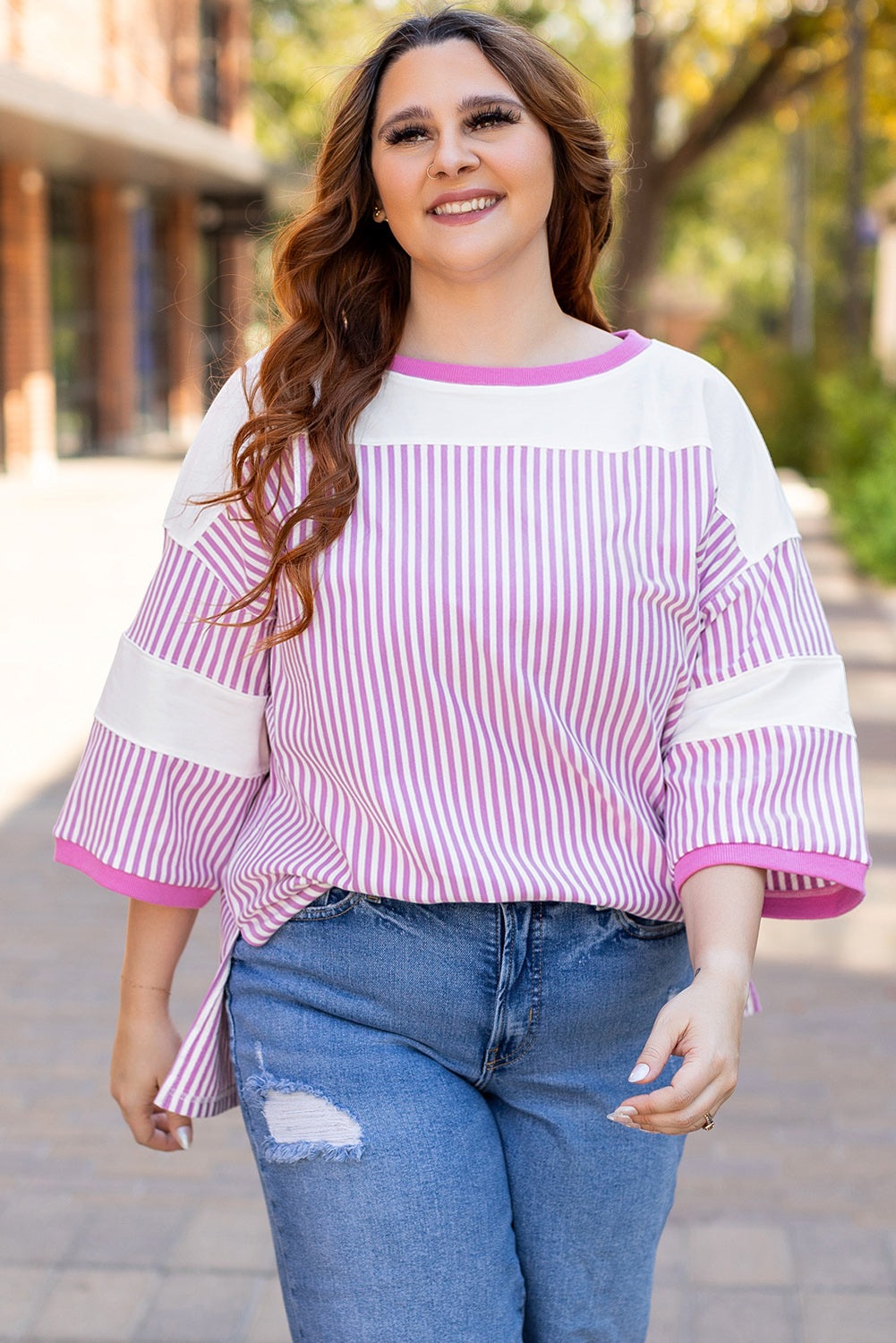 Pink Stripe Patchwork