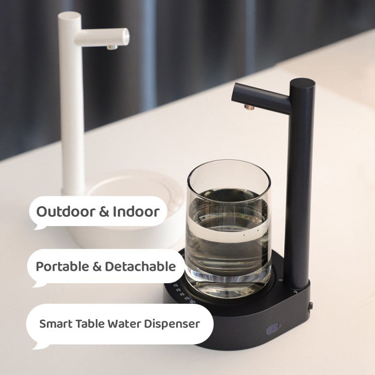 Electric Water Gallon Dispenser – Rechargeable USB Bottle Pump for Desk & Travel | 1800mAh Battery | Type-C Charging
