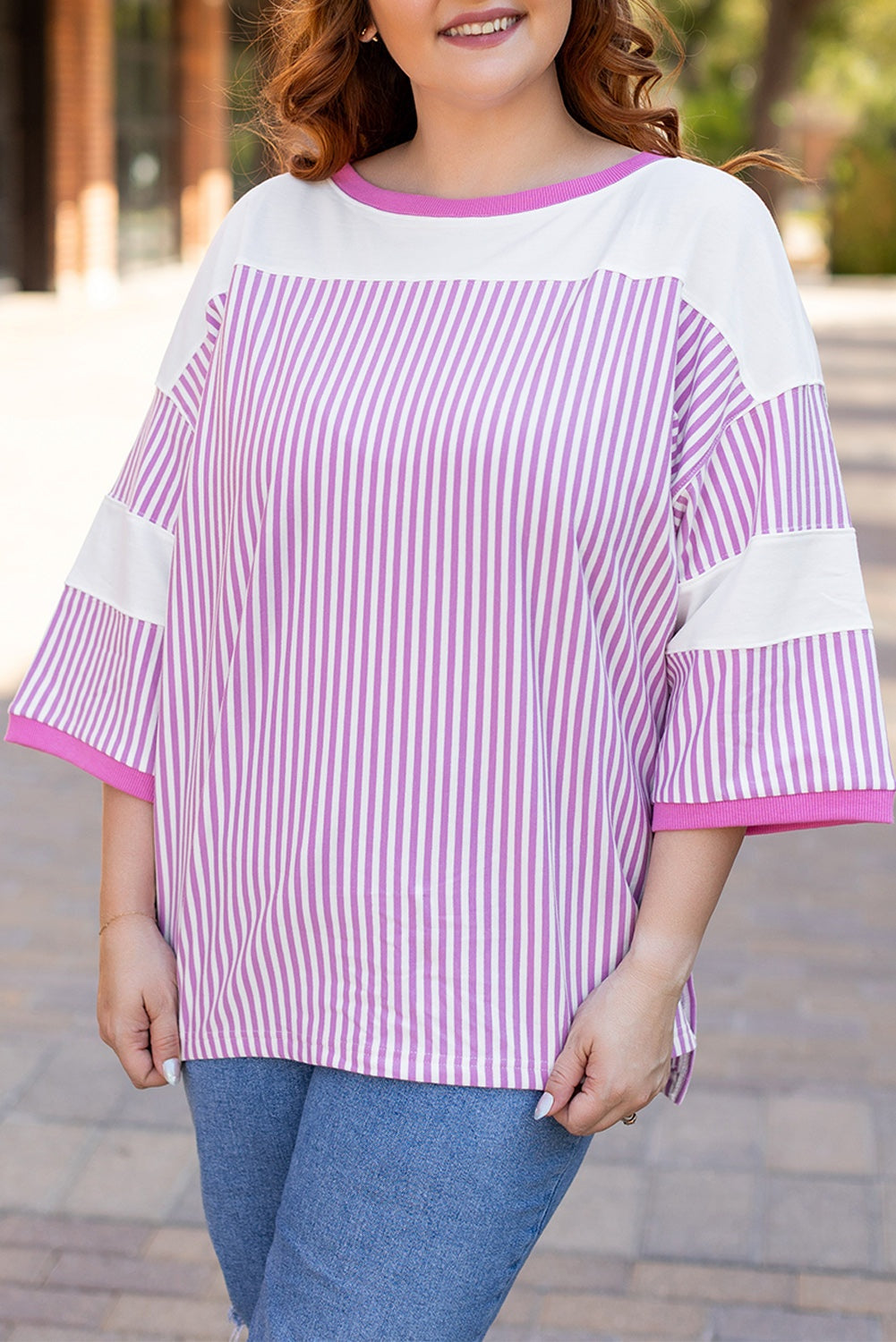 Pink Stripe Patchwork