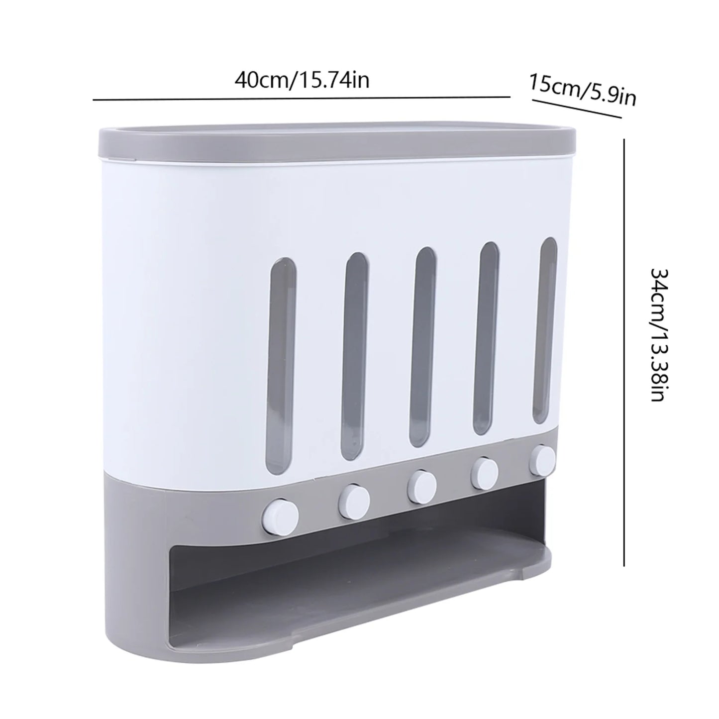 Cereal Dispenser Wall Mounted Grain Dispenser
