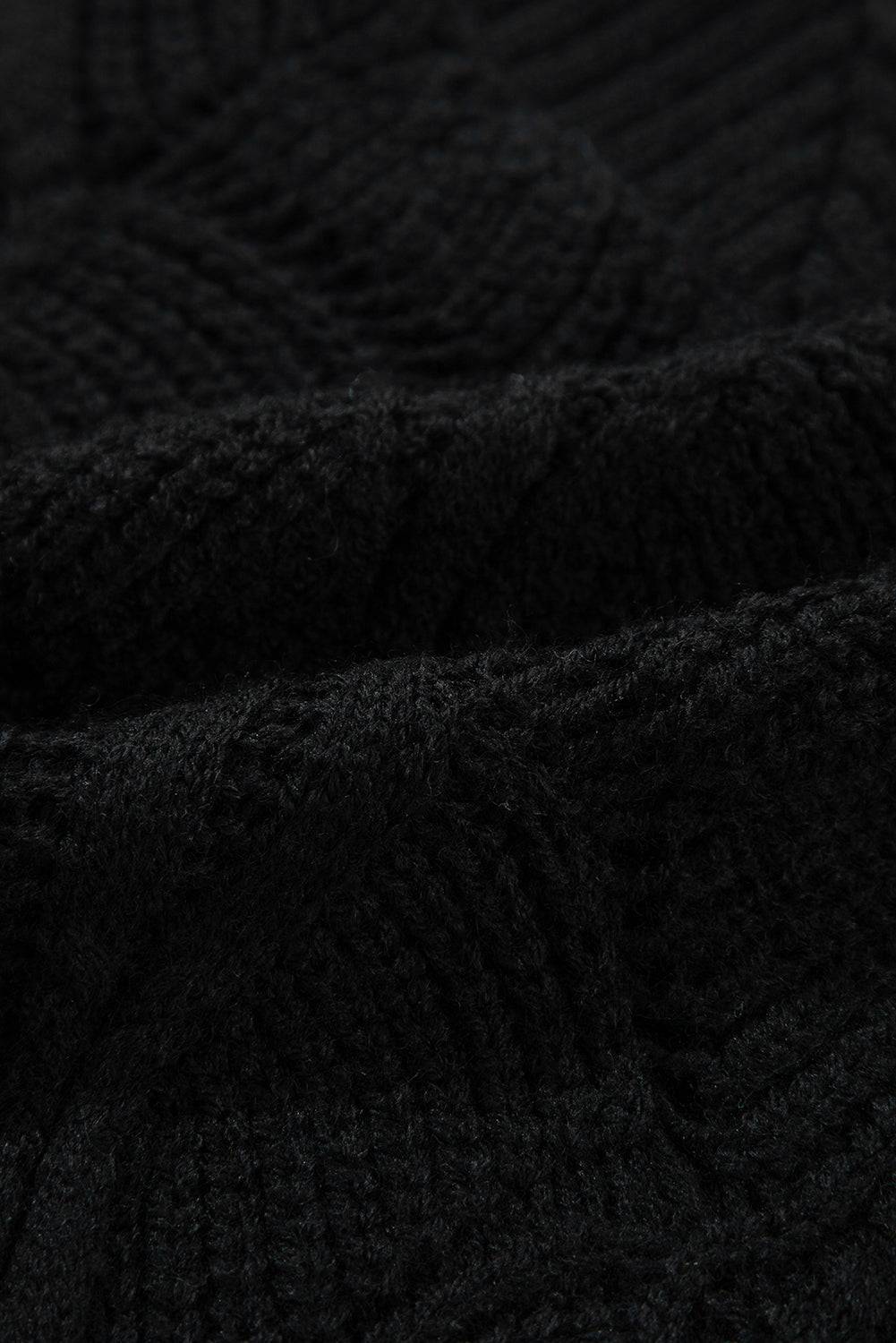 Neck Drop Shoulder Sweater