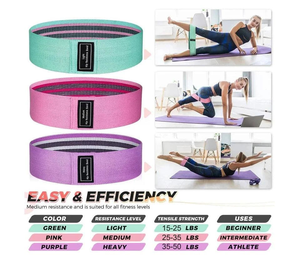 WOSWEIR Elastic Rubber Bands Set