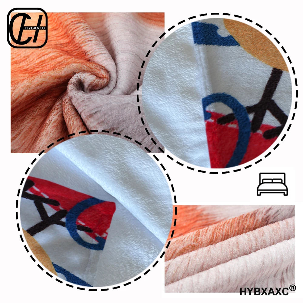 Couverture T-Tiffany Couverture en flanelle Art esthétique Couverture en flanelle bleue