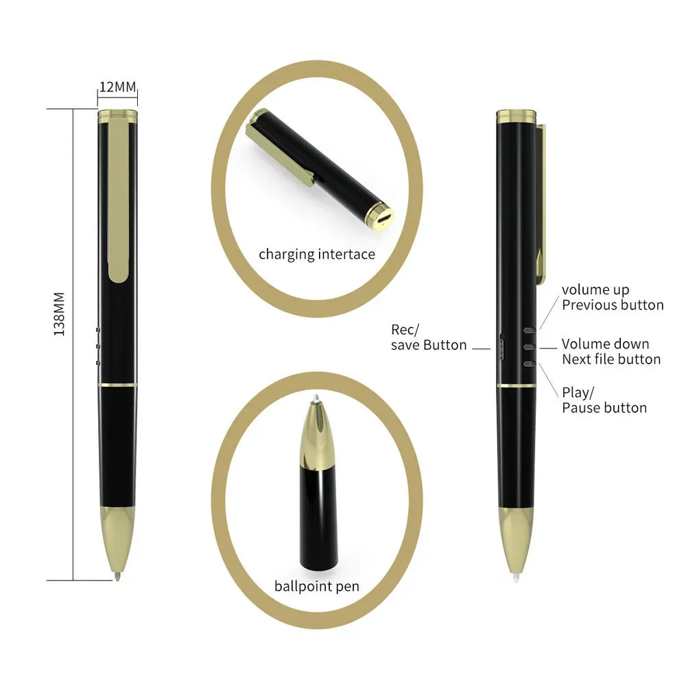 Telele Recording Pen 32GB 64G 128G Voice Recorder