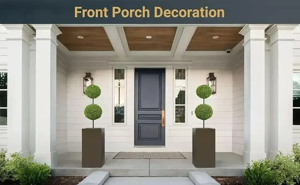 Metallic Heavy Tall Outdoor Indoor Planter Box