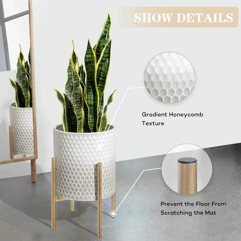 Mid Century Planters for Indoor Plants