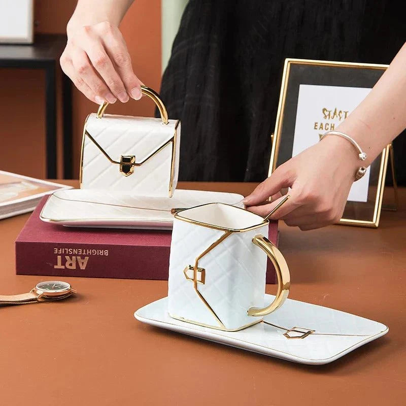 Saucer Set Hand Bag