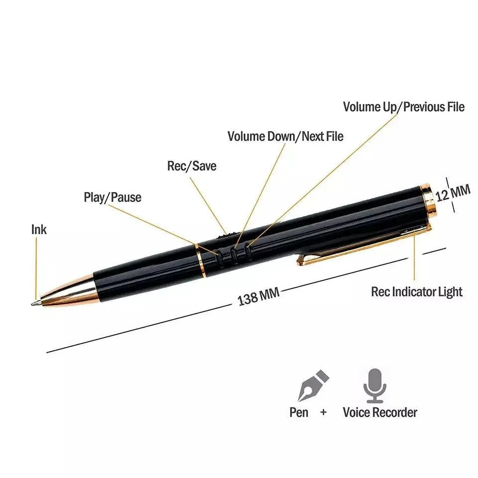 Telele Recording Pen 32GB 64G 128G Voice Recorder