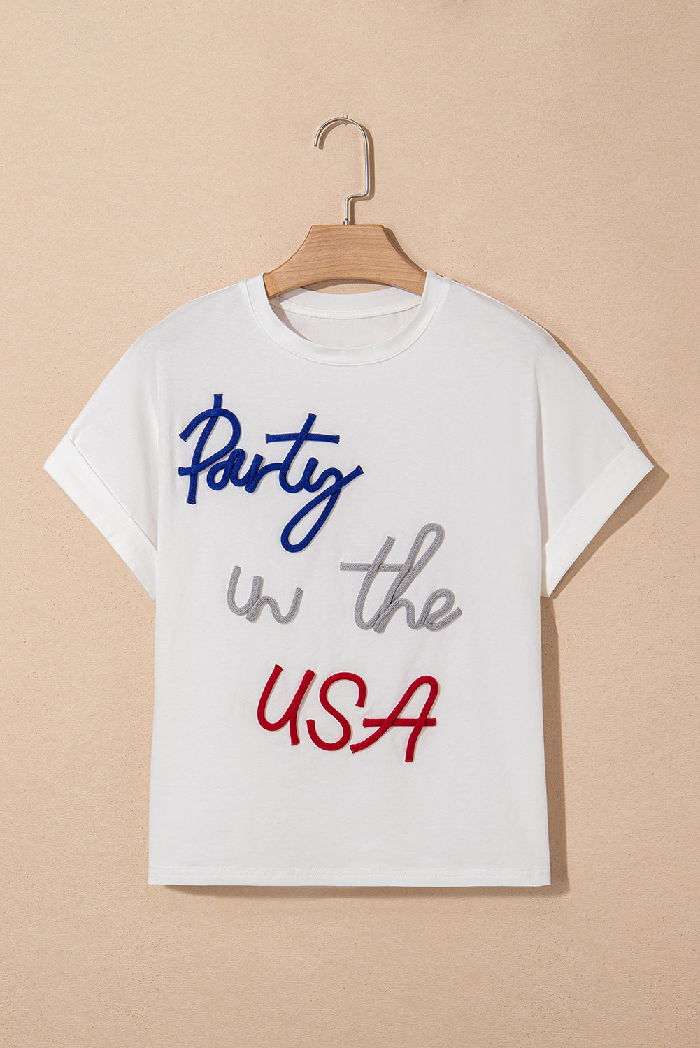 T-shirt graphique « White Party in the USA »