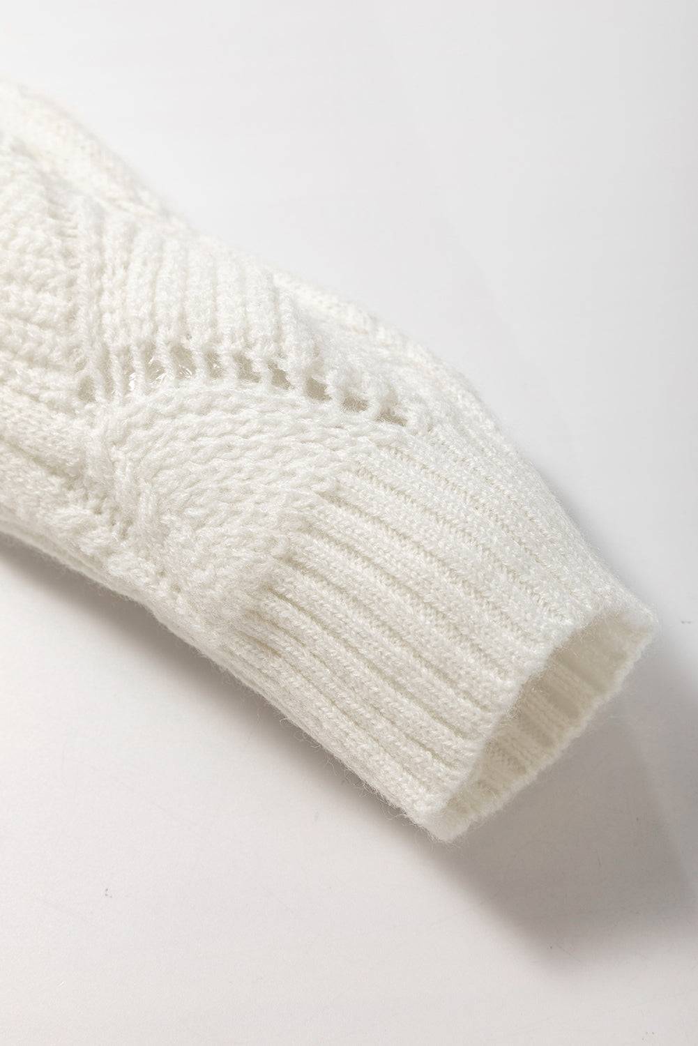 Neck Drop Shoulder Sweater