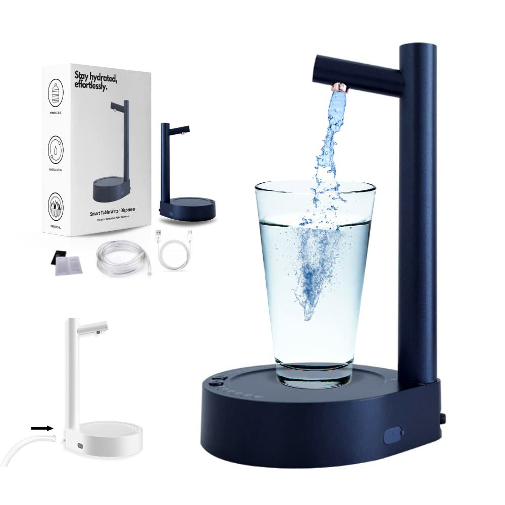 Electric Water Gallon Dispenser – Rechargeable USB Bottle Pump for Desk & Travel | 1800mAh Battery | Type-C Charging