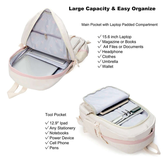 Laptop Backpacks 16 Inch College Backpack Large Travel Daypack