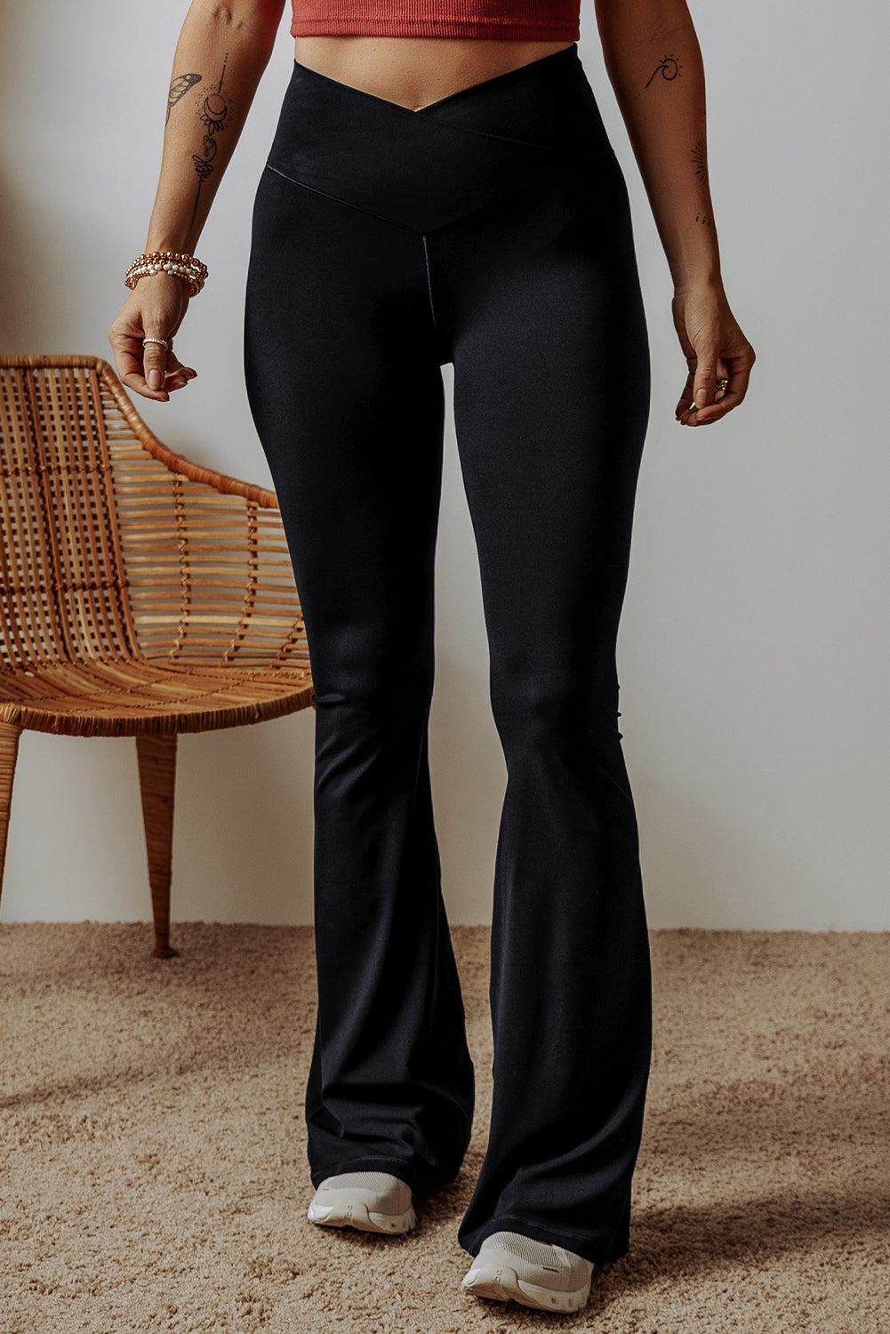 Shape High Waist Flared Leggings