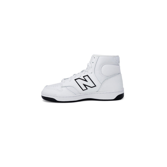 New Balance Women Sneakers - Black Leather Lace-Up Sport Shoes