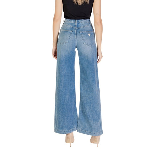 Guess Women Jeans – Light Blue Stretch Denim for Fall/Winter Style