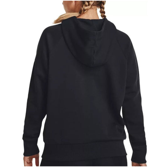 Sweat à capuche noir à imprimé graphique Under Armour pour femme – Tenue de sport urbaine automne/hiver