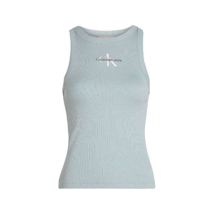Calvin Klein - Débardeur en coton bio bleu clair pour femme