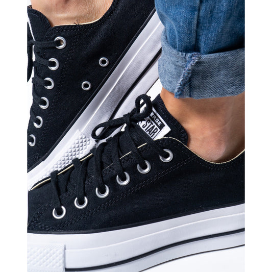 Baskets Converse pour femme – Classiques noires à lacets pour le printemps/été