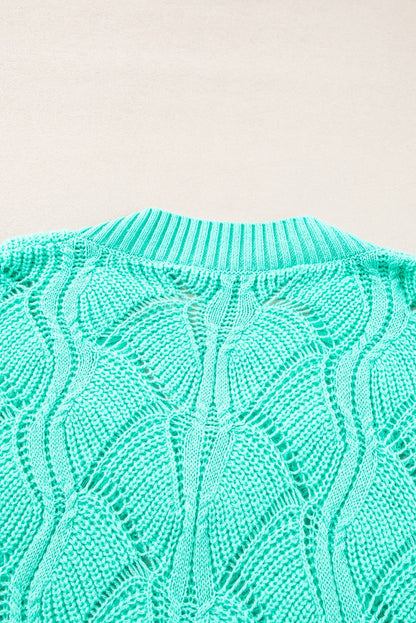 Neck Drop Shoulder Sweater
