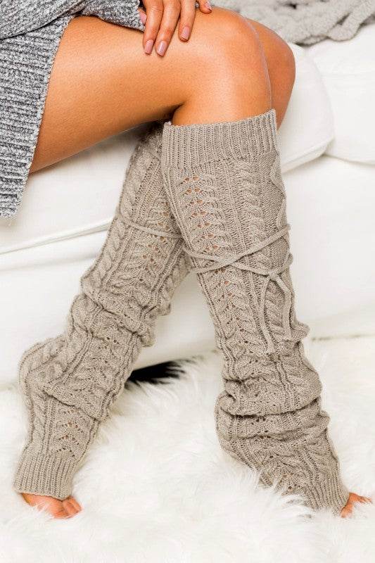 Long Knit Leg Warmers