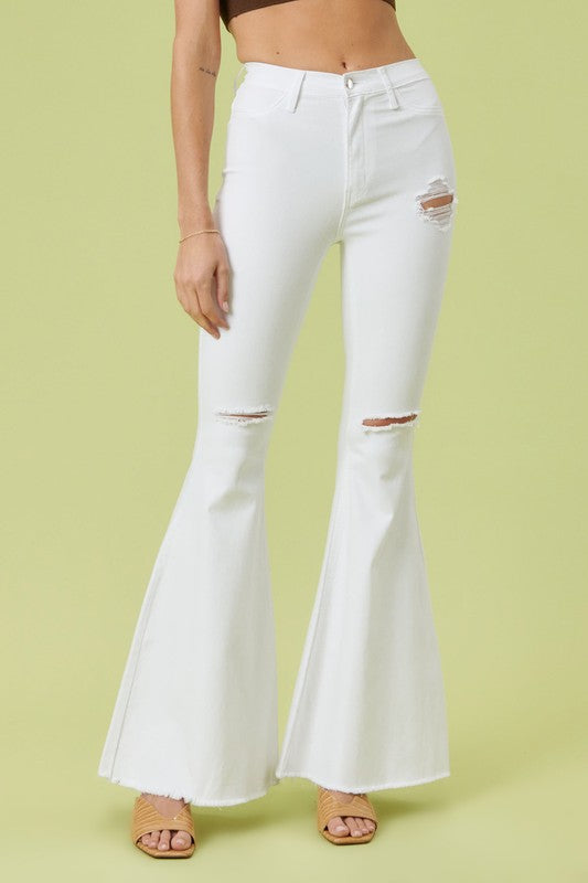 High Rise Flare Jeans