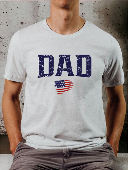 T-shirt graphique USA DAD pour homme