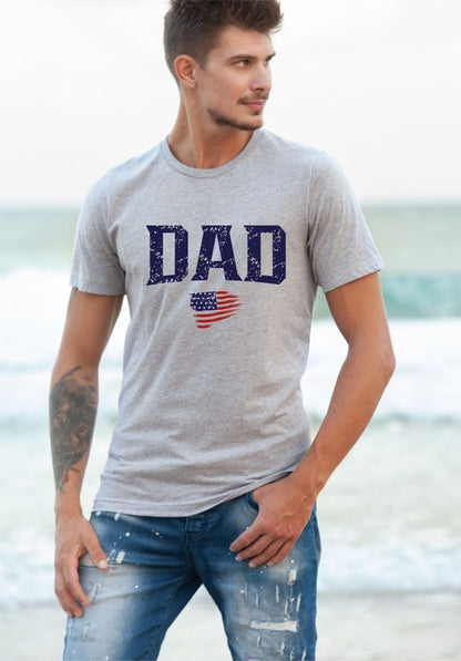 T-shirt graphique USA DAD pour homme
