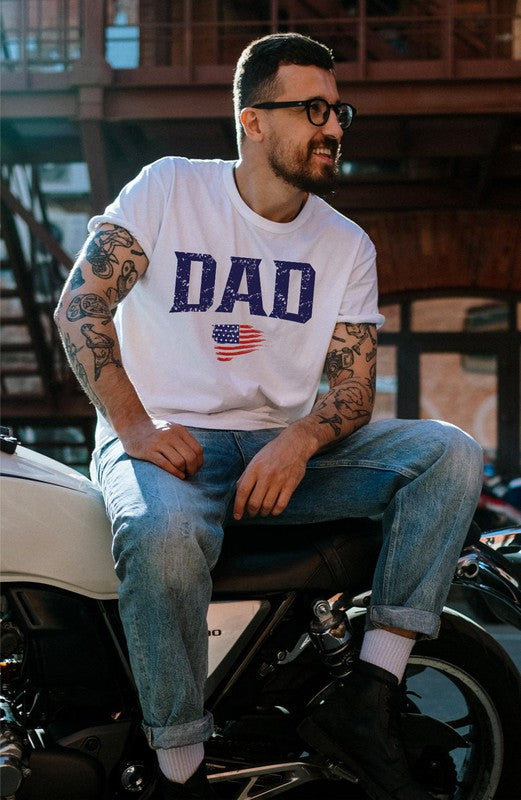 T-shirt graphique USA DAD pour homme