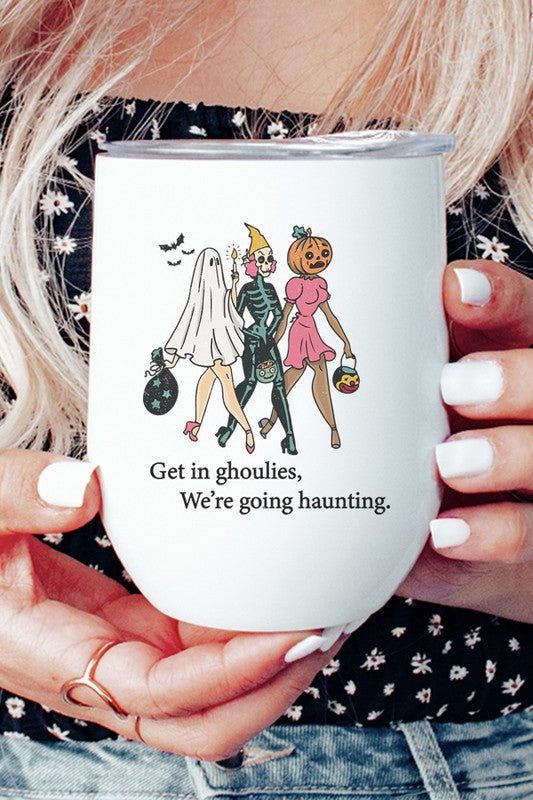 Get in Ghoulies Lets Go Haunting Wine Cup