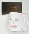 AURA Plus LED light therapy mask with 100 high-intensity LEDs for professional skincare treatment
