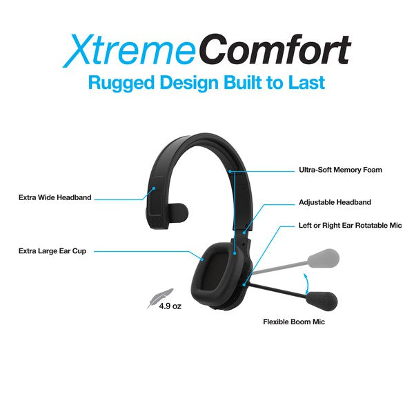 Naztech NXT-700 Xtreme Noise Cancelling Headset