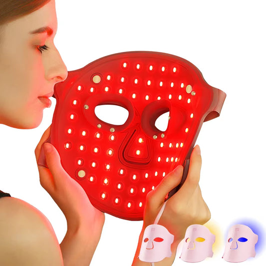 Factory Wholesale OEM ODM Led Light Skin Rejuvenation Firming Facial Mask Reduce Wrinkles Golden Collagen Anti-Aging Mask