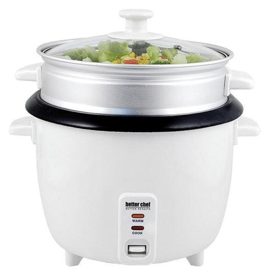 Better Chef 10-Cup Nonstick Rice Cooker w Steamer