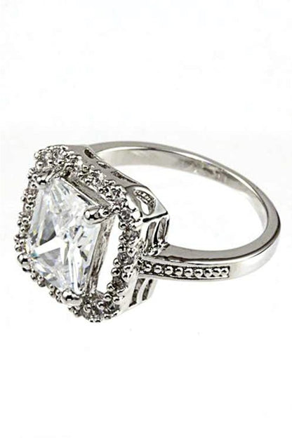 Cubic Zirconia Ring for women in elegant finish