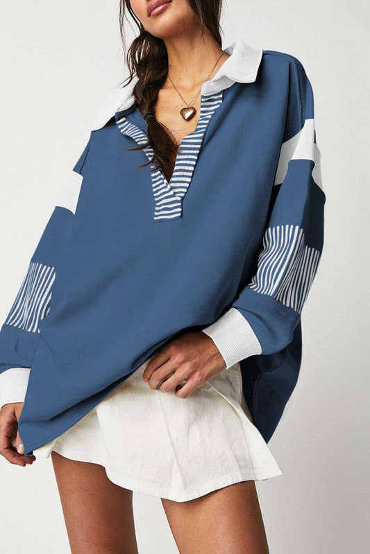 Sail Blue Striped Patchwork The Niche Store 