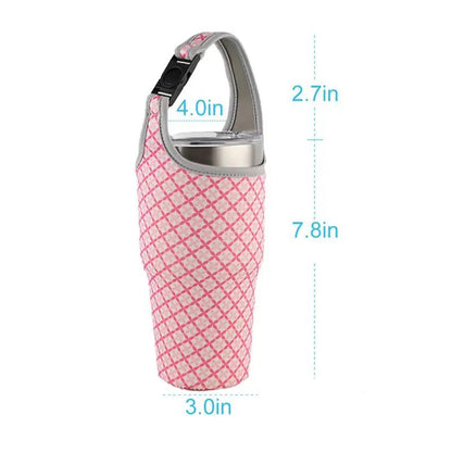 Neoprene tumbler sleeve 30oz on stainless steel tumbler