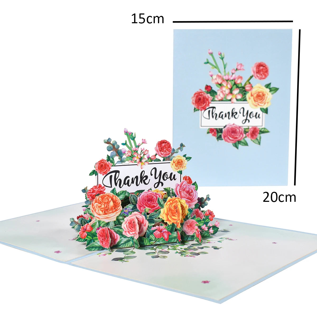 3D Pop up Mothers Day Cards Gifts Floral Bouquet Greeting Cards Flowers for Mom Wife Birthday Sympathy Get Well