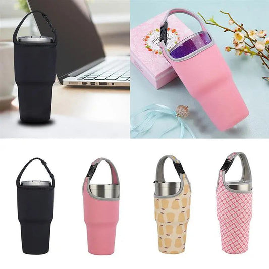 Neoprene tumbler sleeve 30oz on stainless steel tumbler
